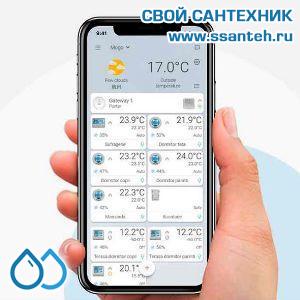 23780 POER PTG10_433 Gateway (WiFi хаб) для термостатов POER 433МГц